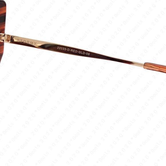 DITA Stormy DRX22033-D 58mm Red Gold Sunglasses